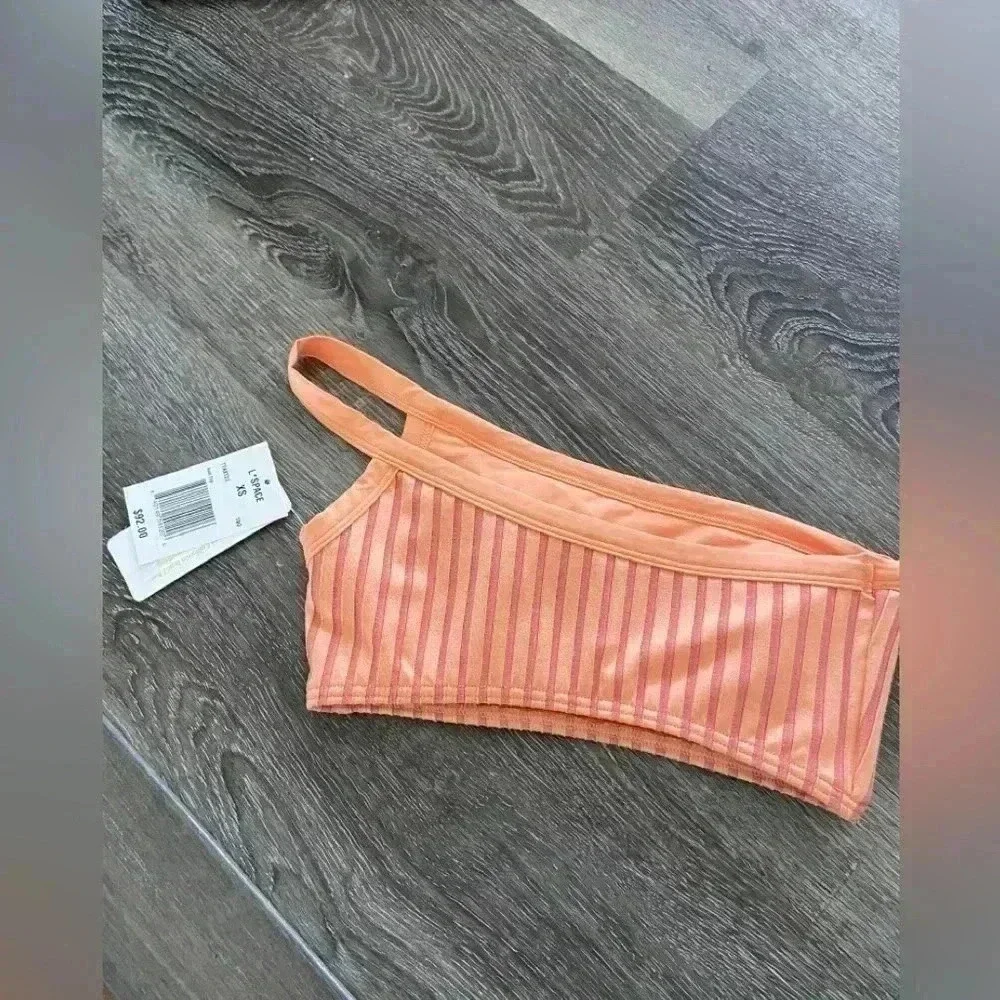 L*space Axel bikini top orange size XS and L